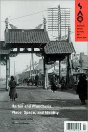 Tapa de Harbin and Manchuria