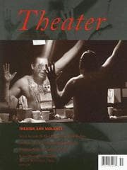 Tapa de Theater and Violence (A Special Issue of Theater)
