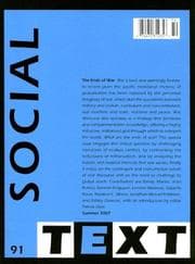 Tapa de The Ends of War (Social Text)
