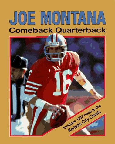 Tapa de Joe Montana, comeback quarterback