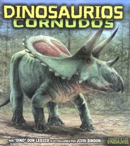 Tapa de Dinosaurios Cornudos/Horned Dinosaurs