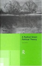 Tapa de A radical green political theory