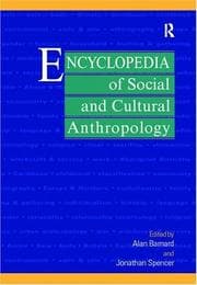 Tapa de Encyclopedia of Social and Cultural Anthropology