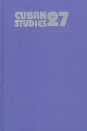 Tapa de Cuban Studies 27 (Pittsburgh Cuban Studies)