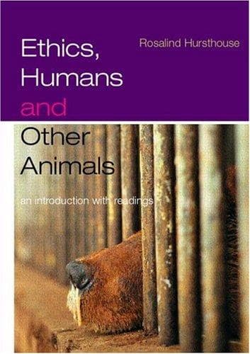 Tapa de Ethics, Humans and Other Animals
