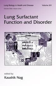 Tapa de Lung Surfactant Function and Disorder (Lung Biology in Health and Disease)