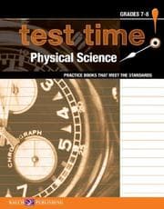 Tapa de Test Time! Practice Books That Meet The Standards:Grades 7-8. Physical Science (Test Time! Practice Books That Meet the Standards Science Series Ser)