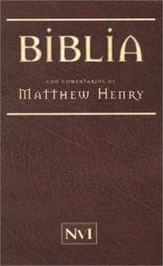 Tapa de Biblia con comentarios de Matthew Henry