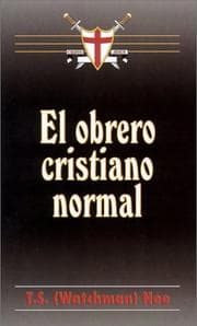 Tapa de Obrero cristiano normal, El