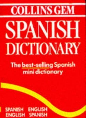 Tapa de Collins Gem Spanish Dictionary