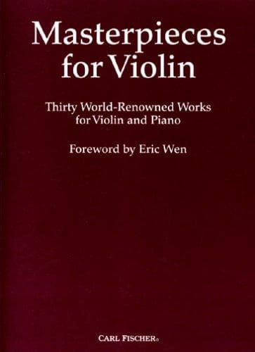 Tapa de Masterpieces for Violin