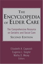 Tapa de The encyclopedia of elder care