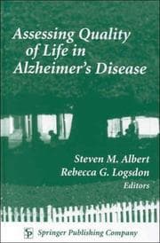 Tapa de Assessing quality of life in Alzheimer's disease