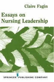 Tapa de Essays on Nursing Leadership