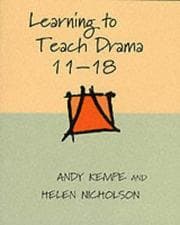 Tapa de Learning to Teach Drama 11-18