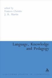 Tapa de Language, knowledge and pedagogy