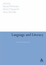 Tapa de Language and literacy