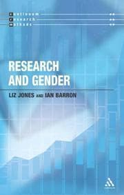 Tapa de RESEARCH AND GENDER