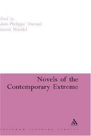 Tapa de Novels of the contemporary extreme