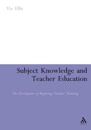 Tapa de Subject Knowledge and Teacher Education