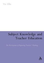 Tapa de Subject Knowledge and Teacher Education