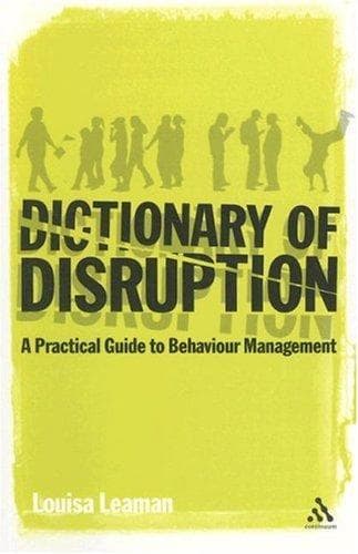 Tapa de The Dictionary of Disruption