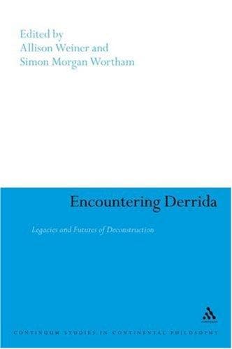 Tapa de Encountering Derrida