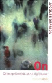 Tapa de On Cosmopolitanism and Forgiveness (Thinking in Action) (Thinking in Action)