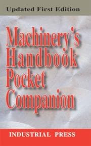 Tapa de Machinery's Handbook Pocket Companion