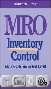 Tapa de Maintenance, repair and operations (MRO) inventory control