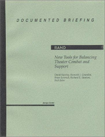 Tapa de New Tools for Balancing Theater Combat and Support