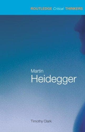 Tapa de Martin Heidegger (Routledge Critical Thinkers)
