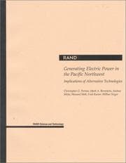 Tapa de Generating Electric Power in the Pacific Northwest