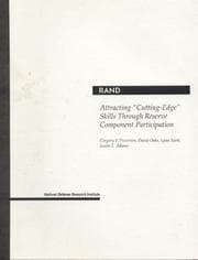 Tapa de Atracting Cutting EdgeSkills Through Reserve Component Participation