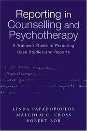 Tapa de Reporting in counselling and psychotherapy