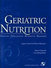 Tapa de Geriatric nutrition