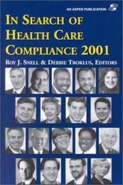 Tapa de In search of health care compliance 2001