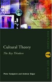 Tapa de Cultural Theory