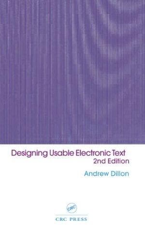 Tapa de Designing Usable Electronic Text