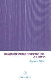 Tapa de Designing Usable Electronic Text