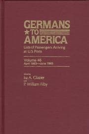 Tapa de Germans to America, Volume 46 Apr. 20, 1883-June 30, 1883