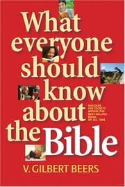 Tapa de What Everyone Should Know about the Bible (What Everyone Should Know . . .)