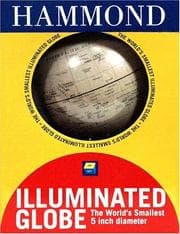 Tapa de Hammond Illuminated Globe: The World's Smallest 5 Inch Diameter