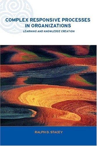Tapa de Complex Responsive Processes in Organizations