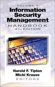 Tapa de Information Security Management