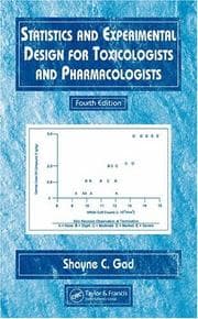 Tapa de Statistics and Experimental Design for Toxicologists and Pharmacologists