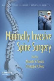 Tapa de Minimally invasive spine surgery