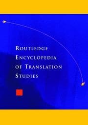 Tapa de Routledge Encyclopedia of Translation Studies (Encyclopedia)