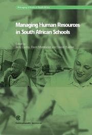 Tapa de Managing human resources in South African schools