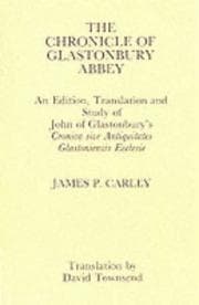 Tapa de Chronicle of Glastonbury Abbey